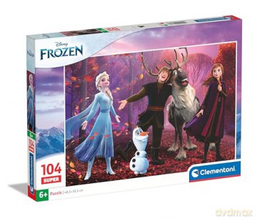 CLEMENTONI 104 el. Super Frozen [PUZZLE]