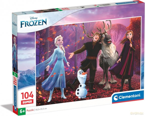 CLEMENTONI 104 el. Super Frozen [PUZZLE]