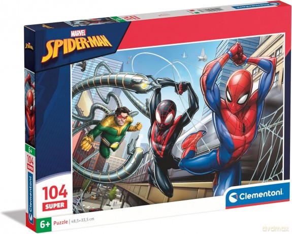 CLEMENTONI 104 el. Super Kolor Spider-Man [PUZZLE]