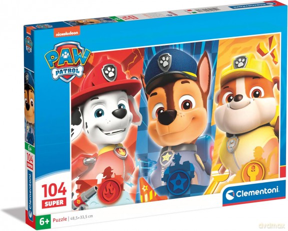 CLEMENTONI 104 el. Super Paw Patrol [PUZZLE]