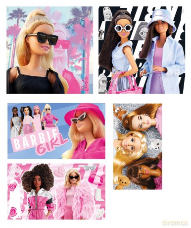 CLEMENTONI 10w1 Super Kolor Barbie [PUZZLE]