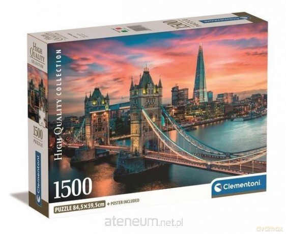 CLEMENTONI 1500 el. Compact London twilight [PUZZLE]