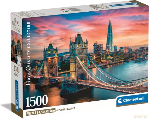 CLEMENTONI 1500 el. Compact London twilight [PUZZLE]