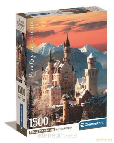 CLEMENTONI 1500 el. Compact Neuschwanstein [PUZZLE]