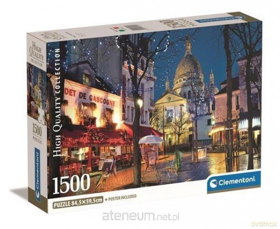 CLEMENTONI 1500 el. Compact Paris - Montmartre [PUZZLE]