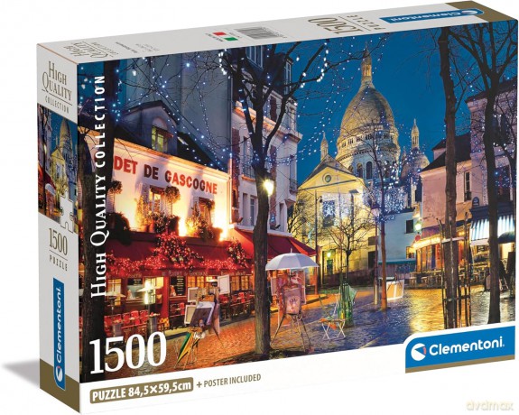CLEMENTONI 1500 el. Compact Paris - Montmartre [PUZZLE]