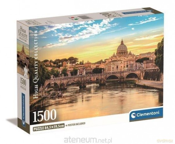 CLEMENTONI 1500 el. Compact Rome [PUZZLE]