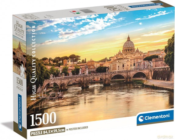 CLEMENTONI 1500 el. Compact Rome [PUZZLE]