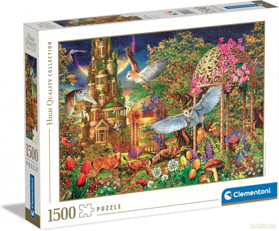 CLEMENTONI 1500 el. HQ Woodland Fantasy Garden [PUZZLE]