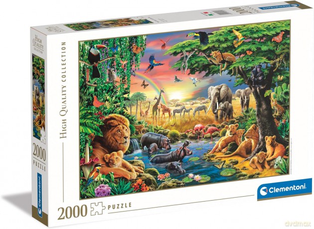 CLEMENTONI 2000 el. HQ The African Gathering [PUZZLE]
