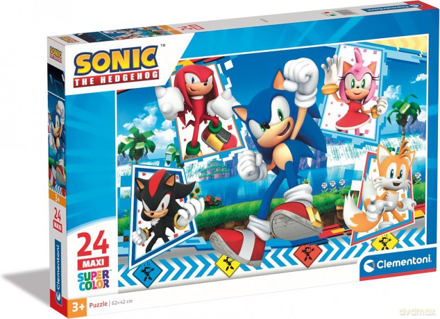 CLEMENTONI 24 el. Maxi Super Sonic [PUZZLE]