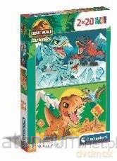 CLEMENTONI 2x20 el. Super Kolor Jurassic World [PUZZLE]