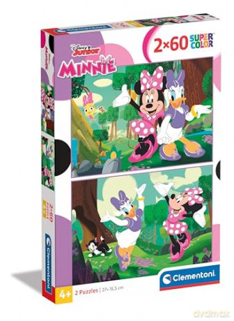 CLEMENTONI 2x60 el. Super Kolor Minnie [PUZZLE]