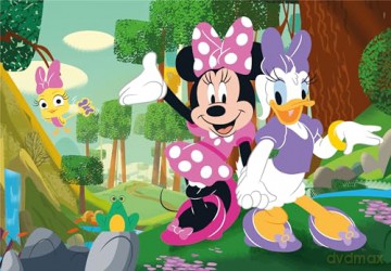 CLEMENTONI 2x60 el. Super Kolor Minnie [PUZZLE]