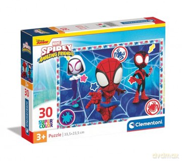 CLEMENTONI 30 el. Super Kolor Spidey and His Amazing [PUZZLE]