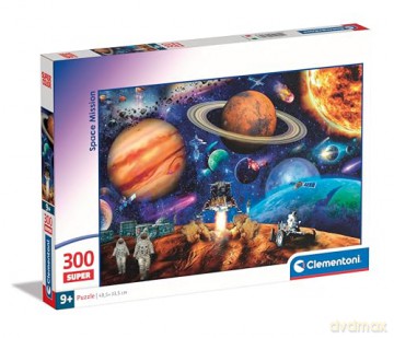 CLEMENTONI 300 el. Super Space Mission [PUZZLE]