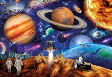 CLEMENTONI 300 el. Super Space Mission [PUZZLE]