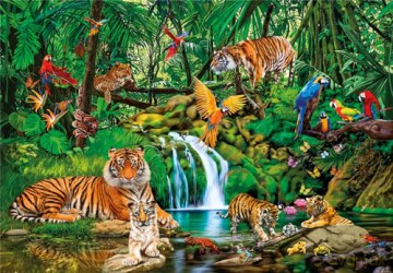 CLEMENTONI 300 el. Super The Jungle Retreat [PUZZLE]