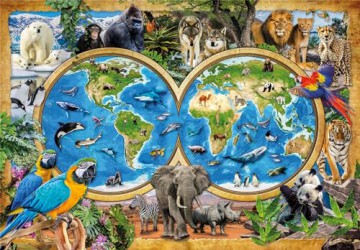 CLEMENTONI 300 el. Super The wonderful Animal World [PUZZLE]