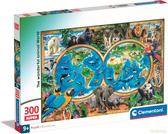 CLEMENTONI 300 el. Super The wonderful Animal World [PUZZLE]