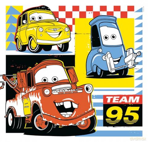 CLEMENTONI 3x48 Super Kolor Cars Glow Racers [PUZZLE]