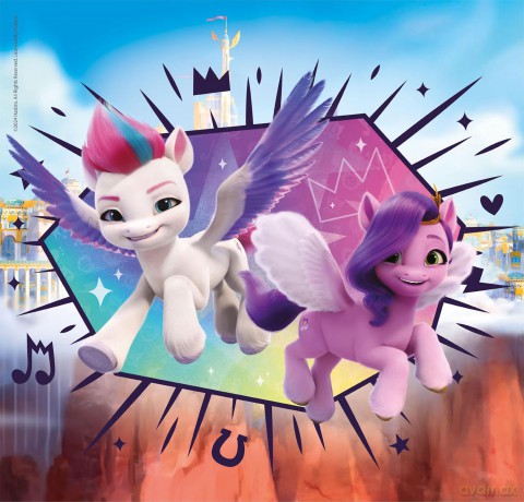 CLEMENTONI 3x48 Super Kolor My Little Pony [PUZZLE]