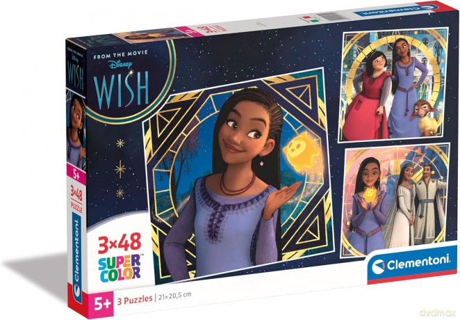 CLEMENTONI 3x48 Super Kolor Wish [PUZZLE]