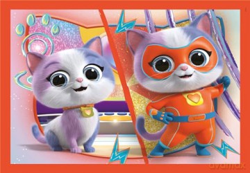 CLEMENTONI 4w1 Super Kolor SuperKitties [PUZZLE]
