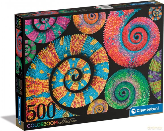 CLEMENTONI 500 el. Color Boom Curly Tails [PUZZLE]