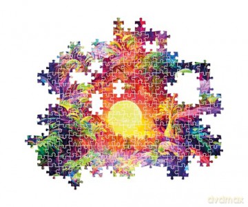 CLEMENTONI 500 el. Color Boom Psychedelic Jungle Sunrise [PUZZLE]
