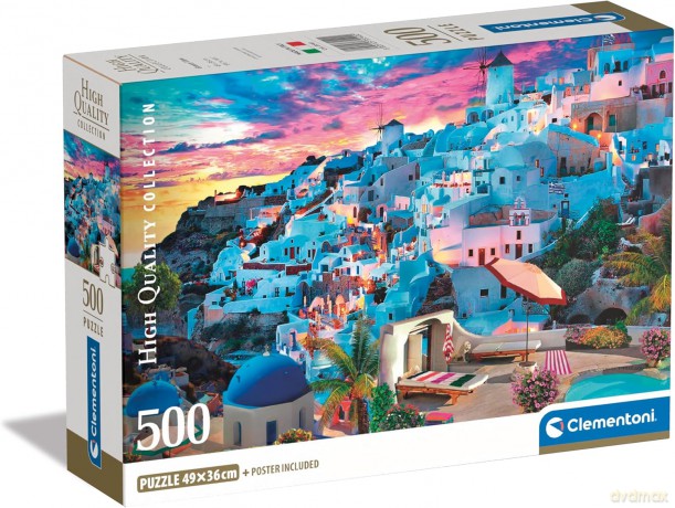 CLEMENTONI 500 el. Compact Greece View [PUZZLE]