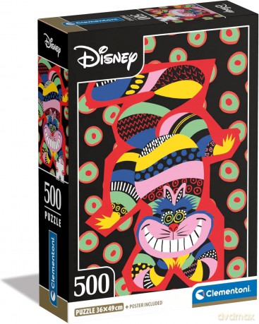 CLEMENTONI 500 el. Compact The Cheshire Cat [PUZZLE]