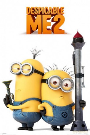 Minionki rozrabiają / Despicable Me 2 - Armed Minions [PLAKAT]