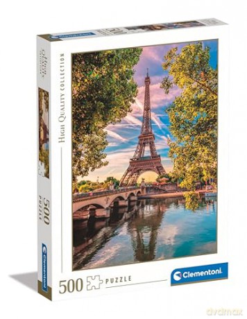 CLEMENTONI 500 el. HQ Along the Seine [PUZZLE]