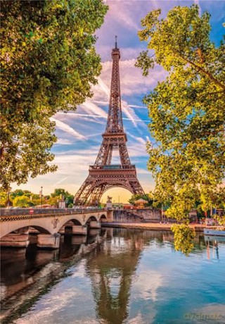 CLEMENTONI 500 el. HQ Along the Seine [PUZZLE]
