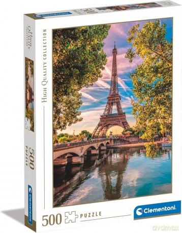 CLEMENTONI 500 el. HQ Along the Seine [PUZZLE]
