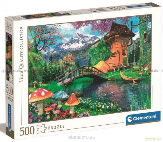 CLEMENTONI 500 el. HQ The Old Shoe House [PUZZLE]