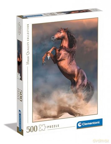 CLEMENTONI 500 el. HQ Wild Red Stallion [PUZZLE]