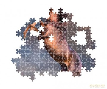 CLEMENTONI 500 el. HQ Wild Red Stallion [PUZZLE]