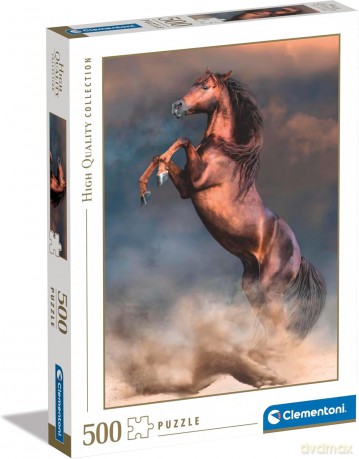 CLEMENTONI 500 el. HQ Wild Red Stallion [PUZZLE]