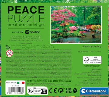 CLEMENTONI 500 el. Peace Collection Raindrops Lullaby [PUZZLE]