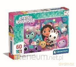 CLEMENTONI 60 el. Super Kolor Koci Domek Gabi [PUZZLE]
