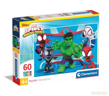 CLEMENTONI 60 el. Super Kolor Marvel Spidey [PUZZLE]