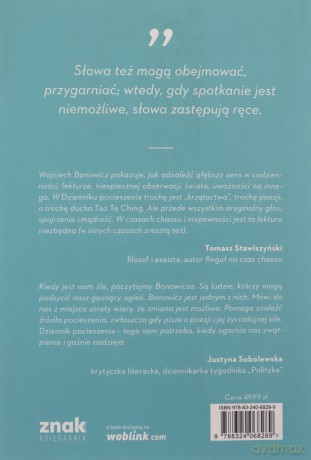 Dziennik pocieszenia - Wojciech Bonowicz [KSIĄŻKA]