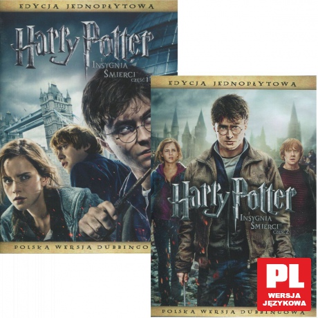 Harry Potter i Insygnia śmierci część 1+2 Pakiet (slim) [2DVD]
