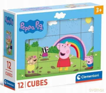 Klocki Świnka Peppa 12el [KLOCKI]