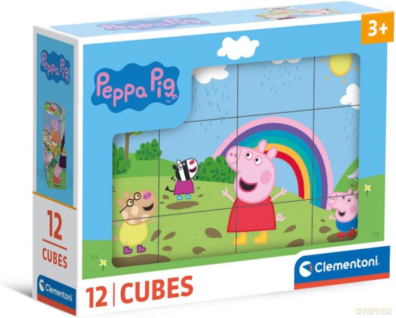 Klocki Świnka Peppa 12el [KLOCKI]