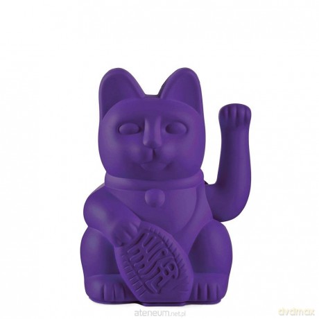 Kot szczęścia fioletowy 15cm [FIGURKA]