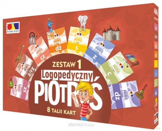 Logopedyczny Piotruś. Zestaw 1 [KSIĄŻKA]