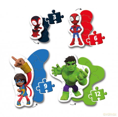 Moje Pierwsze Puzzle Spidey and His Amazing Friend [PUZZLE]